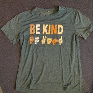Women’s ‘Be Kind' Graphic Tee - Green